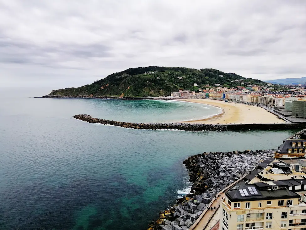 Vista de San Sebastián
